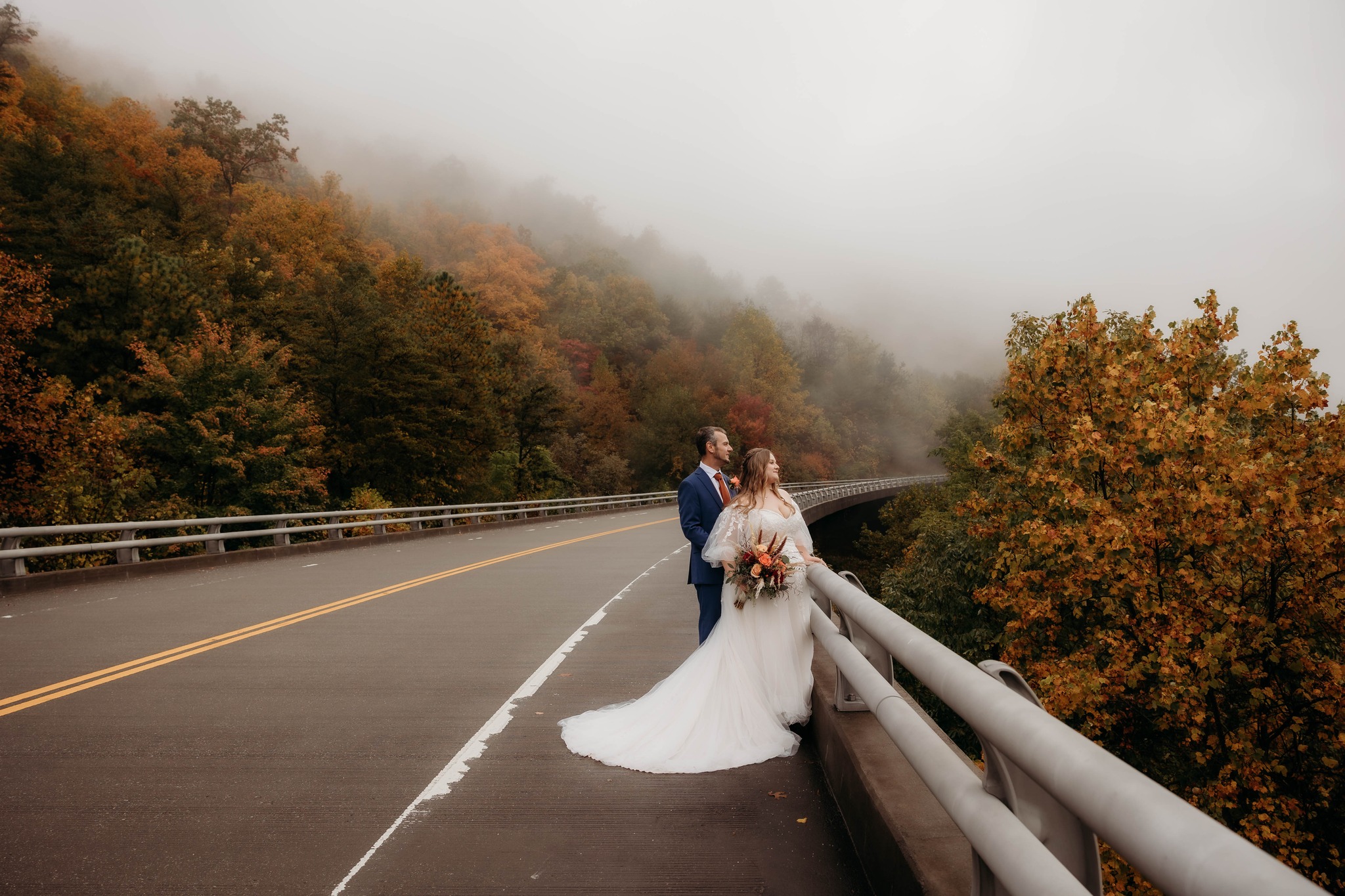 Foothills Parkway elopement location in East Tennessee and Western North Carolina